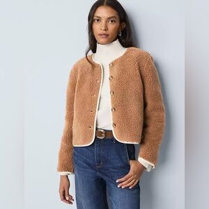 Weekend Collection Sherpa Crew Neck Jacket NWT